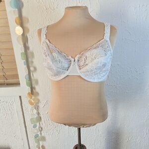 Bali White Lace Underwire Bra